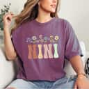 Mother's Day Nini Gifts Women Wildflower Floral Nini Gift T-Shirt