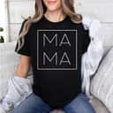 Mother's Day Mama Square Logo Gift T-Shirt Mother's Day Mama Square Logo Gift T-Shirt