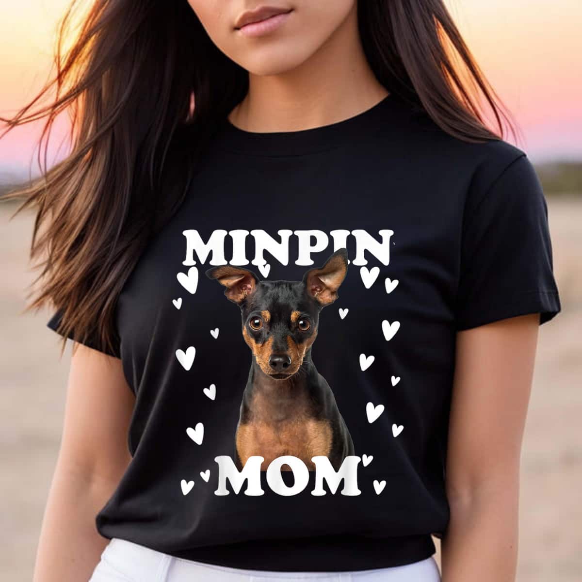 Mother's Day Minpin Mama Mom Mother Miniature Pinscher Mum Gift T-Shirt Mother's Day Minpin Mama Mom Mother Miniature Pinscher Mum Gift T-Shirt