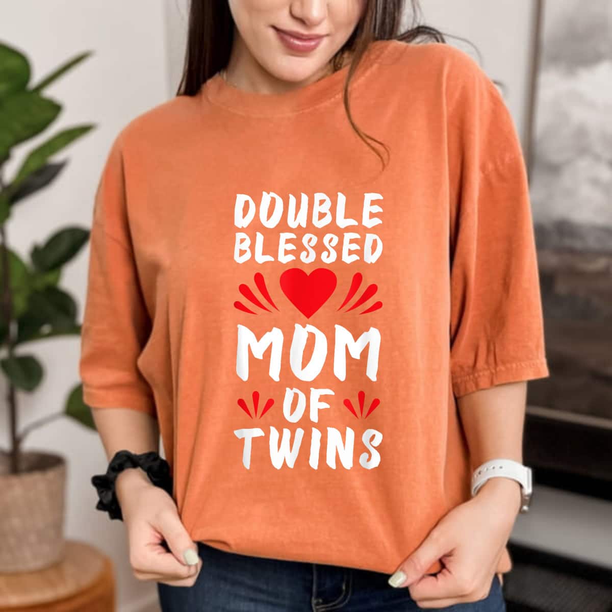 Mother's Day Funny Mom Of Twins Mother Of Twins Gift T-Shirt Mother's Day Funny Mom Of Twins Mother Of Twins Gift T-Shirt