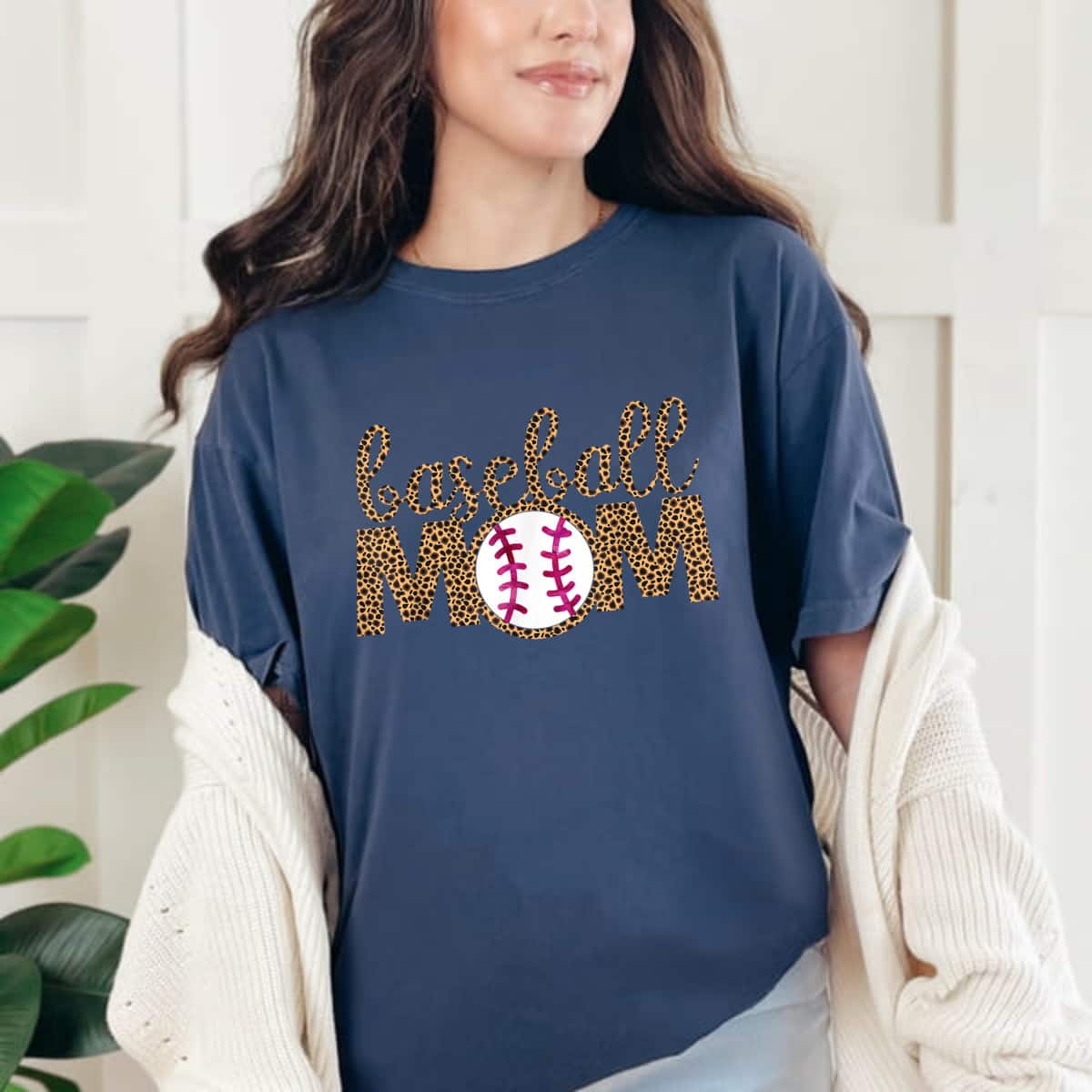 Mother's Day Mom Life Softball Baseball Mom Leopard Gift T-Shirt Mother's Day Mom Life Softball Baseball Mom Leopard Gift T-Shirt