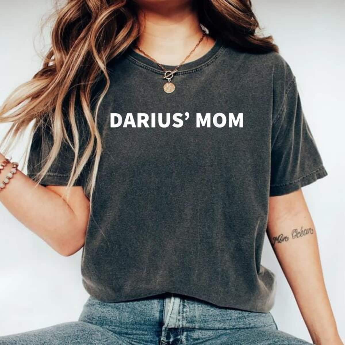 Mother's Day Darius's Mom Name Gag Gift T-Shirt Mother's Day Darius's Mom Name Gag Gift T-Shirt