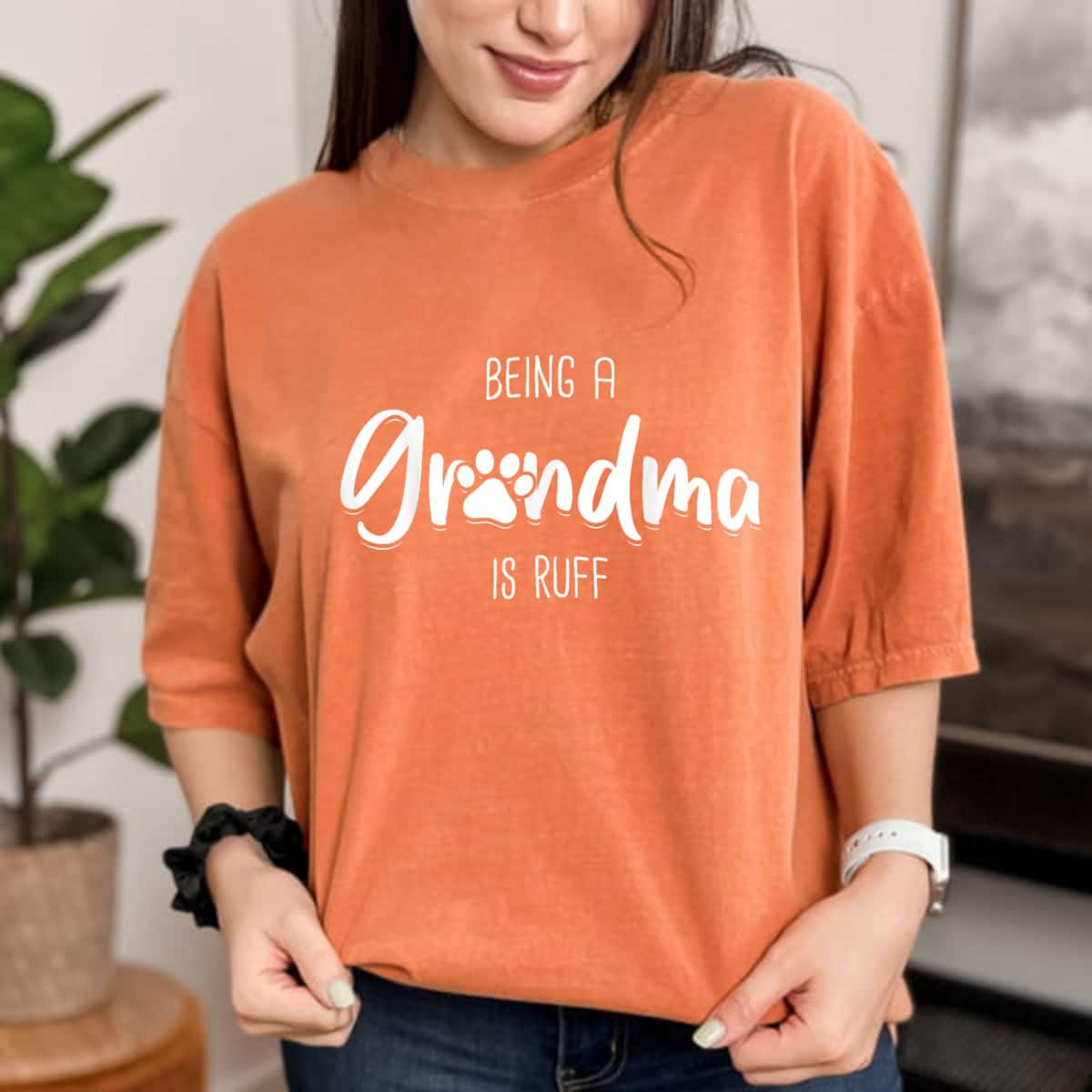 Mother's Day Being A Dog Grandma Is Ruff s Pawma Gift T-Shirt Mother's Day Being A Dog Grandma Is Ruff s Pawma Gift T-Shirt