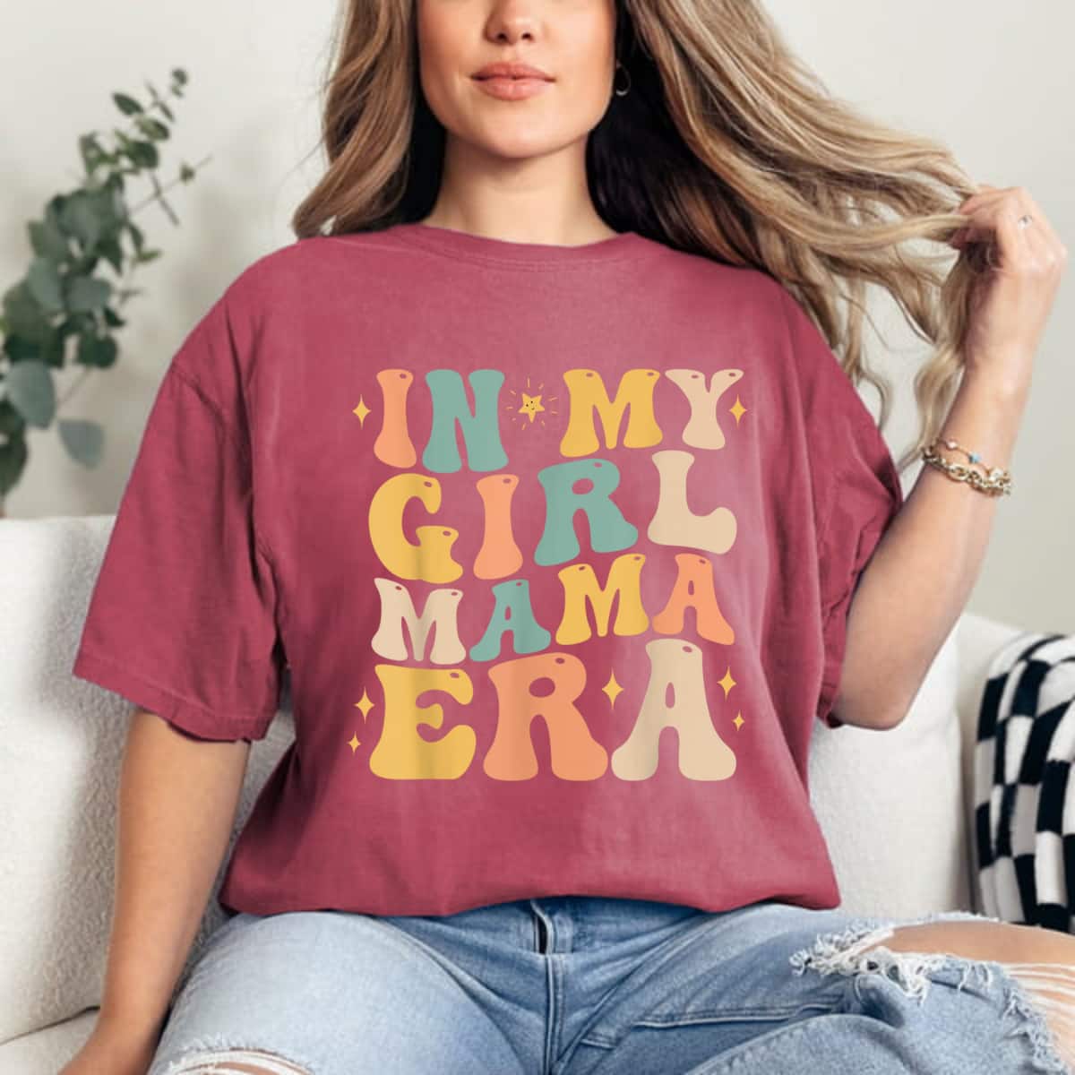 Mother's Day In My Girl Mama Era Mom Of Girl Funny Gift T-Shirt Mother's Day In My Girl Mama Era Mom Of Girl Funny Gift T-Shirt