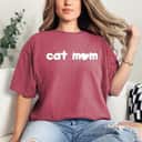 Mother's Day Cat Mom Cat Lovers Meow Mama Cat Fur Letters Gift T-Shirt Mother's Day Cat Mom Cat Lovers Meow Mama Cat Fur Letters Gift T-Shirt