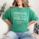 Mother's Day Grandma Is My Name Spoiling Is My Game Gift T-Shirt Mother's Day Grandma Is My Name Spoiling Is My Game Gift T-Shirt