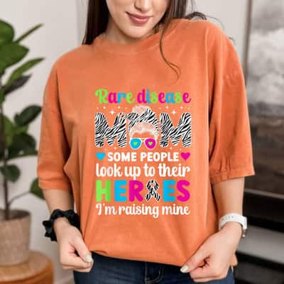 Mother's Day Proud Rare Disease Warrior Mother Rare Disease Awareness Gift T-Shirt