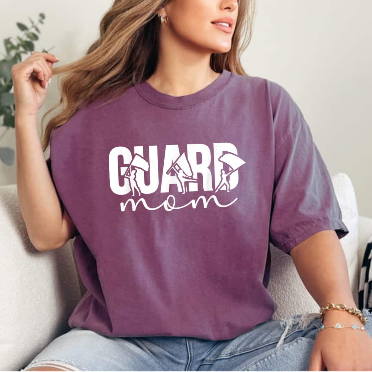 Mother's Day Guard Mom Of A Color Guard Member Color Guard Mom Gift T-Shirt Mother's Day Guard Mom Of A Color Guard Member Color Guard Mom Gift T-Shirt