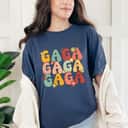 Mother's Day Womens Gaga Grandma Groovy Gaga Grandmother Gift T-Shirt Mother's Day Womens Gaga Grandma Groovy Gaga Grandmother Gift T-Shirt