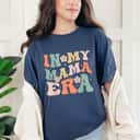 Mother's Day In My Mama Era Retro Groovy Funny Mom Mommy Gift T-Shirt