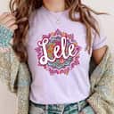 Mother's Day Mandala Lele Women Grandma Christmas Birthday Gift T-Shirt