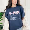 Mother's Day G-Mom Definition Grandma Grandmother Gift T-Shirt