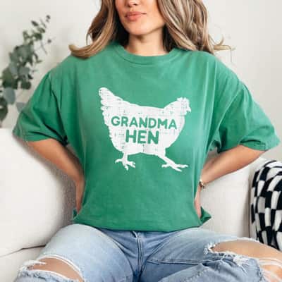 Mother's Day Grandma Hen Chicken Farm Farmer Nana Mimi Gift T-Shirt