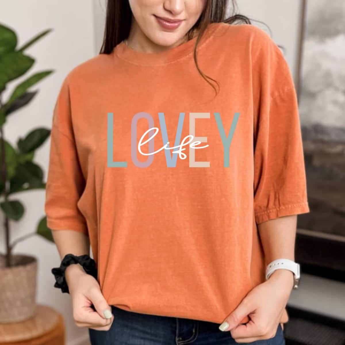 Mother's Day Lovey Life Lovey Grandma Boho Lovey Grandmother Gift T-Shirt Mother's Day Lovey Life Lovey Grandma Boho Lovey Grandmother Gift T-Shirt