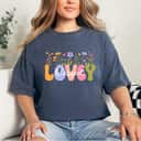 Mother's Day Blessed Lovey Grandma Groovy Lovey Grandmother Gift T-Shirt Mother's Day Blessed Lovey Grandma Groovy Lovey Grandmother Gift T-Shirt