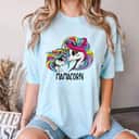Mother's Day Cute Mom Baby Mama Unicorn Funny Mamacorn Gift Mom Gift T-Shirt