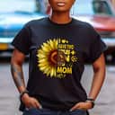 Mother's Day I Have Two Titles RN And Mom Costume Sunflower Nursing Gift T-Shirt