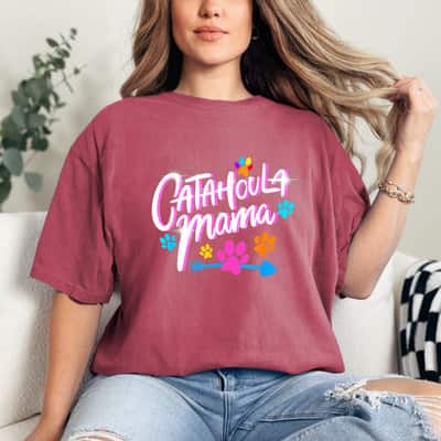 Mother's Day Catahoula Mama Catahoula Leopard Dog Lover Mom Mother Gifts Gift T-Shirt
