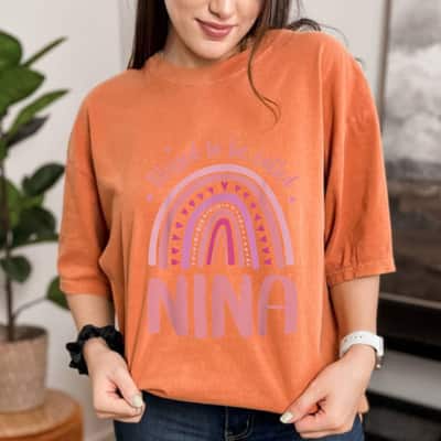 Mother's Day Nina For Grandma Blessed Nina Nina Gift T-Shirt
