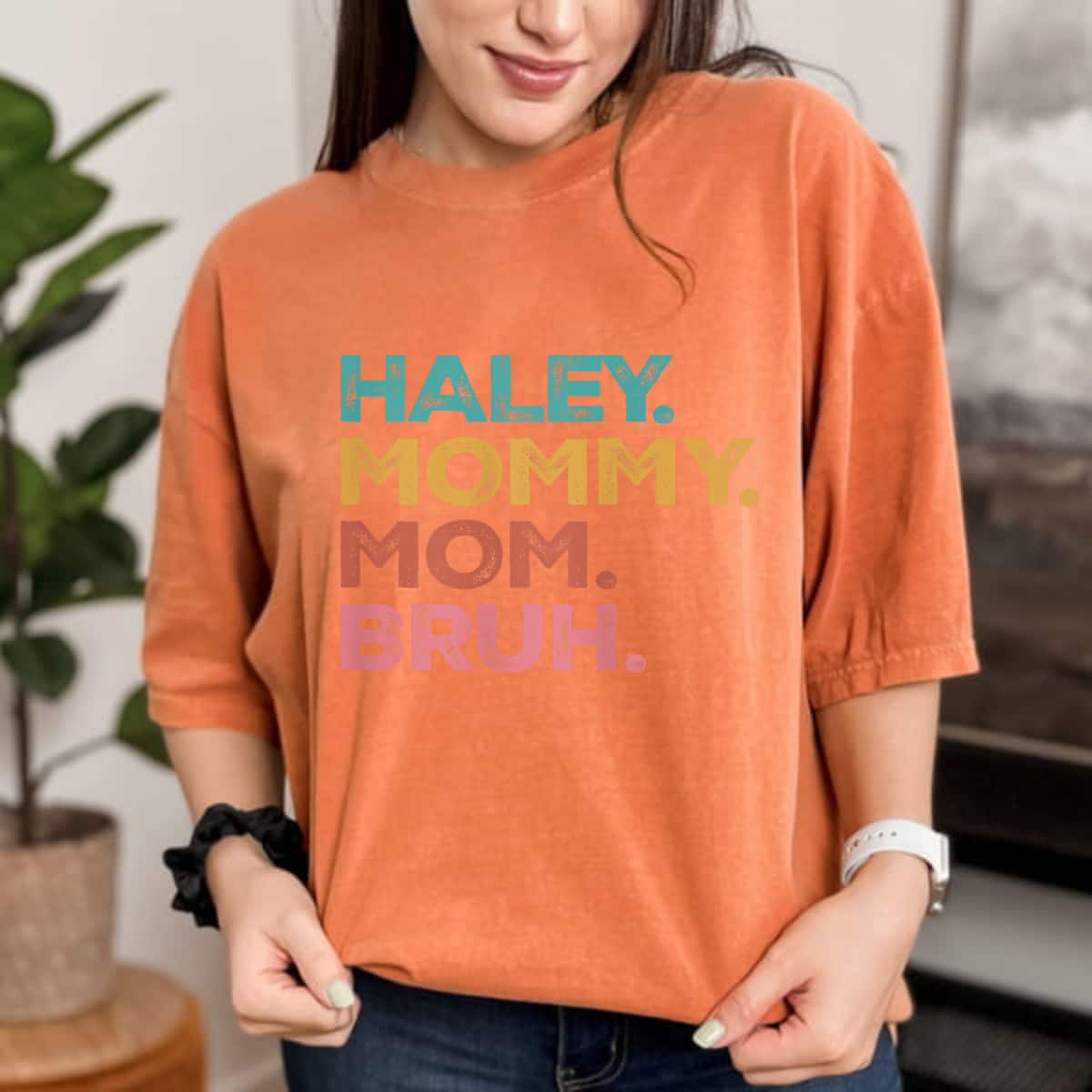 Haley Mama Mommy Mom Bruh Mothers Day Vintage Funny Haley T-Shirt Haley Mama Mommy Mom Bruh Mothers Day Vintage Funny Haley T-Shirt