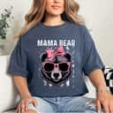 Mama Bear Face Sunglasses Mother Mother's Day T-Shirt