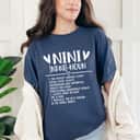 Nini Gifts From Grandchild Mothers Day Funny Nini Definition T-Shirt