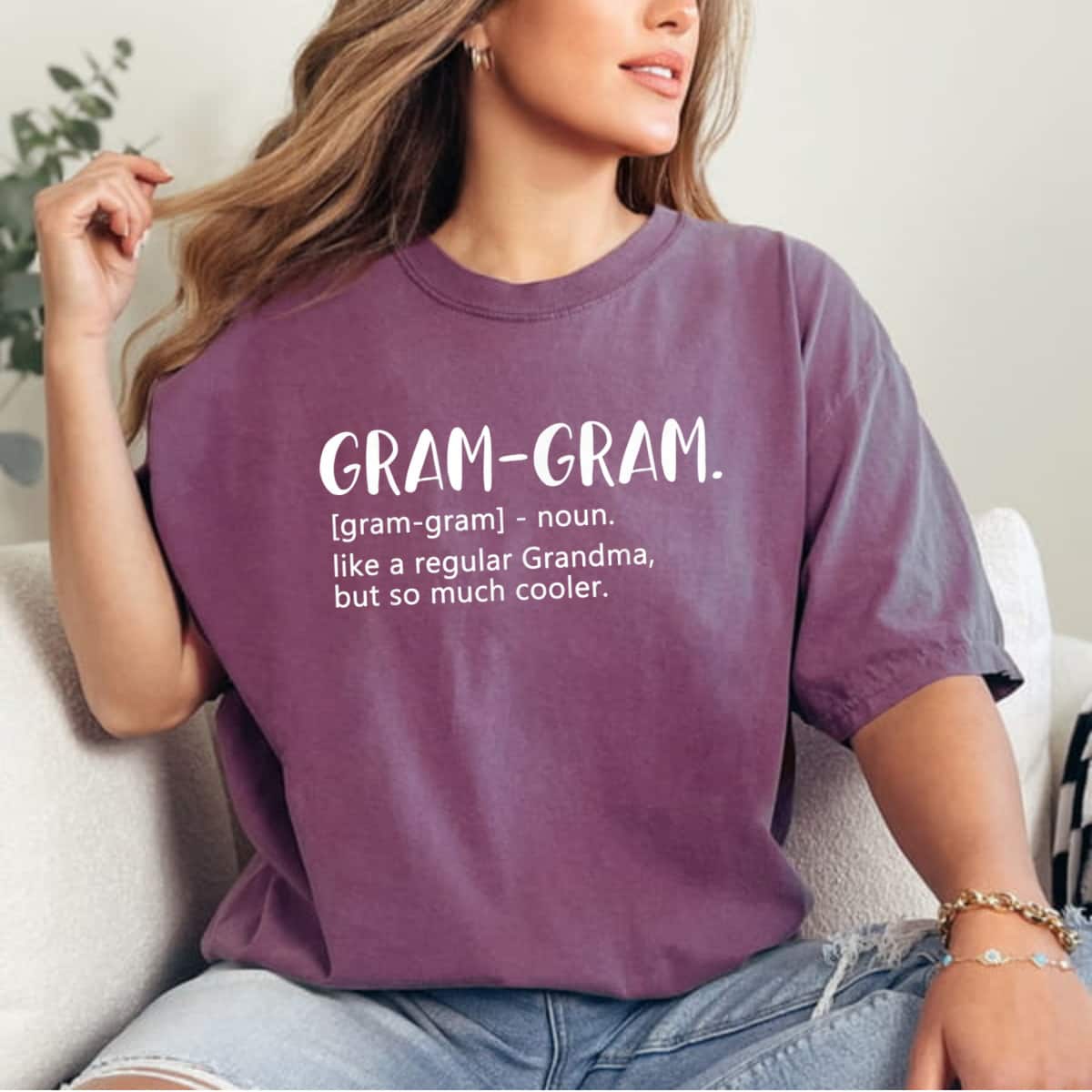Gram-Gram Mother's Day For Grandma Gram-Gram T-Shirt Gram-Gram Mother's Day For Grandma Gram-Gram T-Shirt