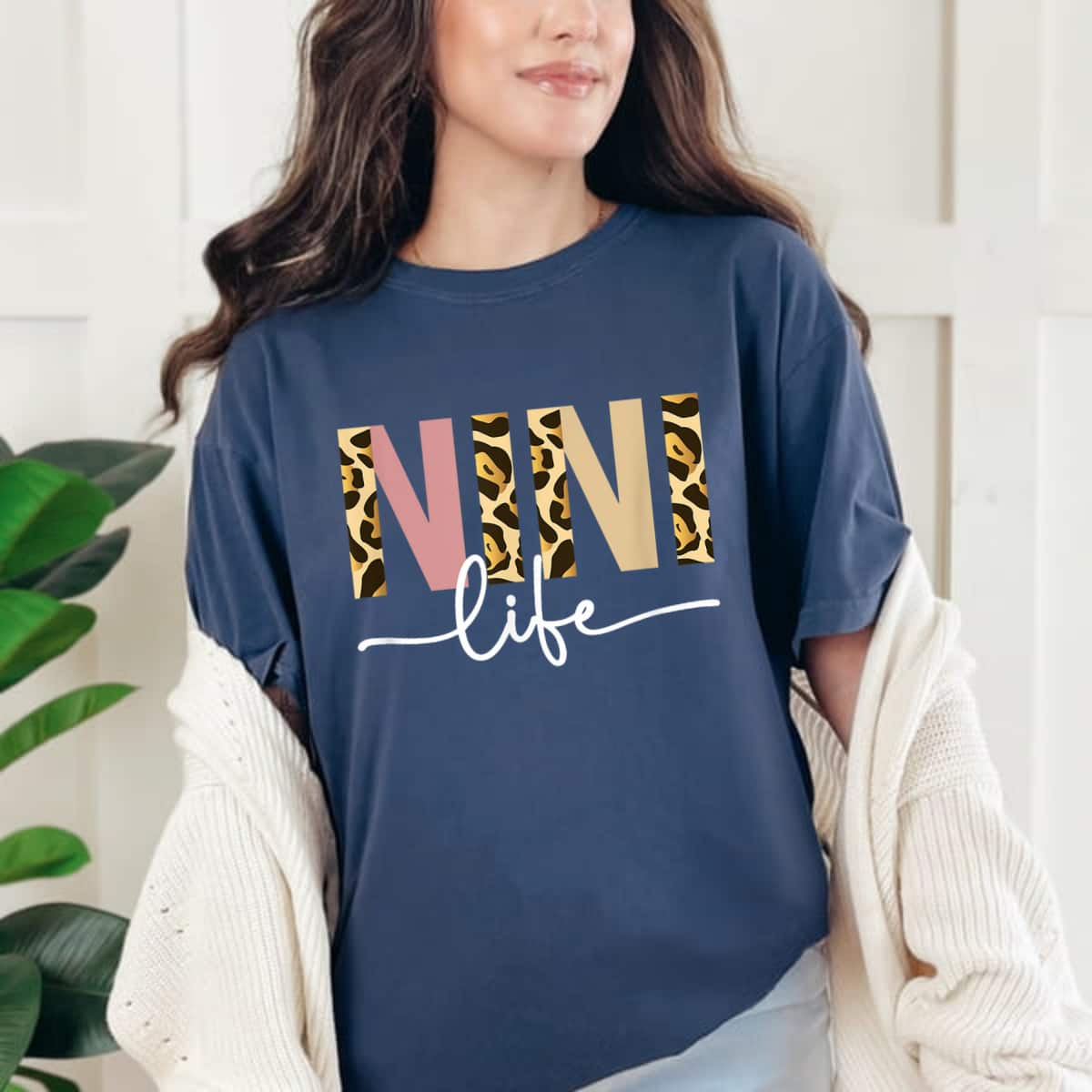 Nini Grandma Life Nini Grandmother T-Shirt Nini Grandma Life Nini Grandmother T-Shirt