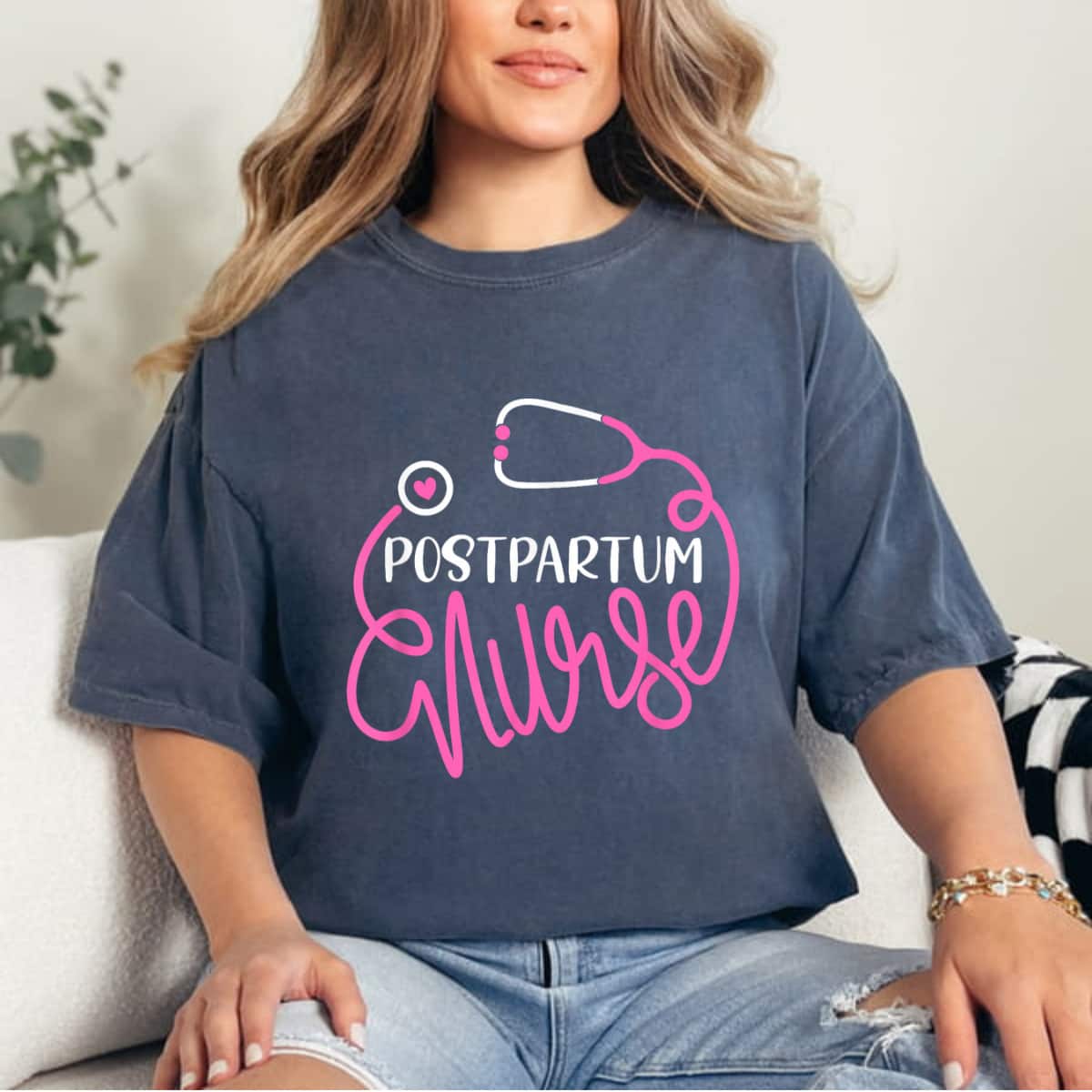 Postpartum Nurse Mom Baby RN Mother-Baby Nursing Department T-Shirt Postpartum Nurse Mom Baby RN Mother-Baby Nursing Department T-Shirt