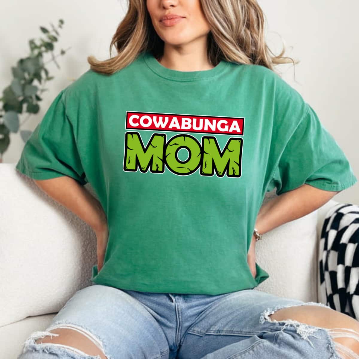 Mademark X Teenage Mutant Ninja Turtles Cowabunga Mom Mother's Day T-Shirt Mademark X Teenage Mutant Ninja Turtles Cowabunga Mom Mother's Day T-Shirt