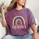 Yiayia Rainbow Grandma Cute Mothers Day Funny Yiayia T-Shirt