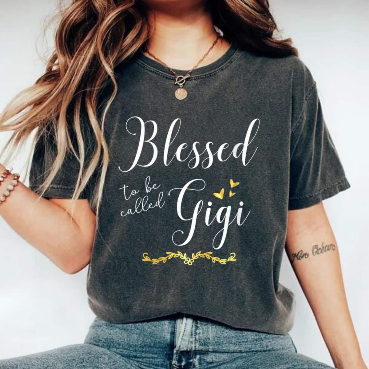 Blessed To Be Called Gigi Christmas Mother's Day T-Shirt Blessed To Be Called Gigi Christmas Mother's Day T-Shirt