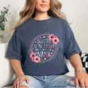 Blessed To Be Called Nana Mother's Day Granmda Flower Floral T-Shirt