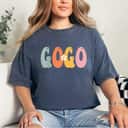 GOGO Retro Groovy Mom Cute Mother's Day Funny Grandma T-Shirt GOGO Retro Groovy Mom Cute Mother's Day Funny Grandma T-Shirt