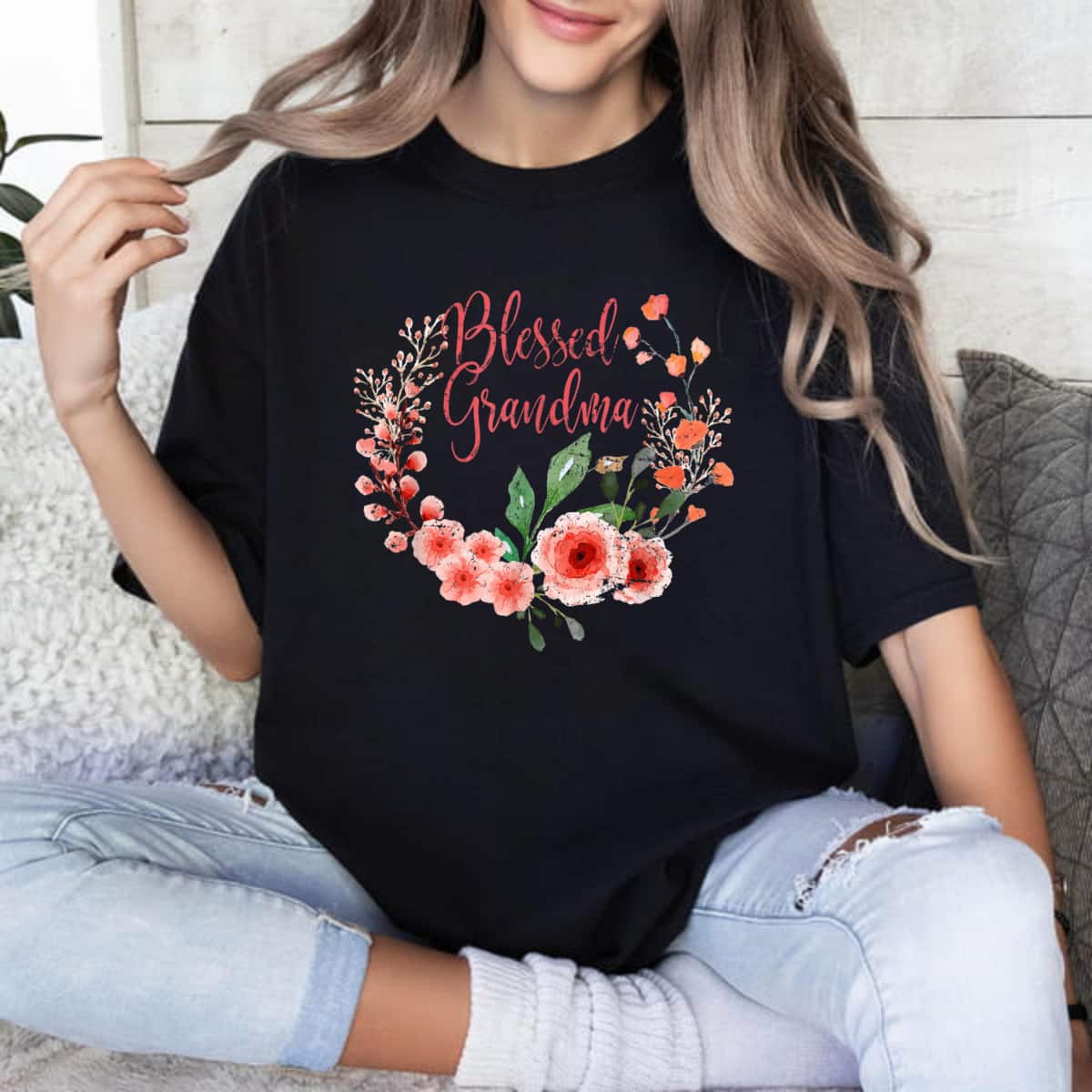 Blessed Grandma Mother's Day T-Shirt Blessed Grandma Mother's Day T-Shirt