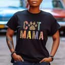 Cat Mama Mother's Day Kitty Kitten Lovers Cute Leopard T-Shirt Cat Mama Mother's Day Kitty Kitten Lovers Cute Leopard T-Shirt