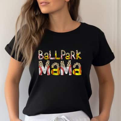 BallPark Mama Baseball Softball Mom Of Both Mother's Day T-Shirt