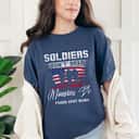 Proud Army Mama Mother US Flag Soldiers Don't Bra T-Shirt Proud Army Mama Mother US Flag Soldiers Don't Bra T-Shirt