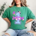 #One MOM Floral Mom Number One Funny Mothers Day Gift T-Shirt #One MOM Floral Mom Number One Funny Mothers Day Gift T-Shirt