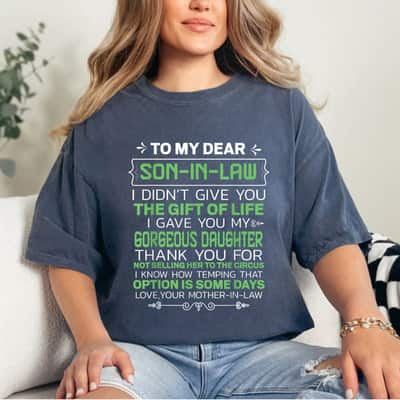 Patrick&rsquo;s Day To My-dear Son In Law Gifts From Mother-in-law T-Shirt