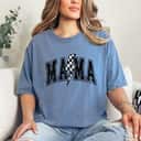 Mama Lightning Bolt Checkered Mother's Day Varsity For Mom T-Shirt Mama Lightning Bolt Checkered Mother's Day Varsity For Mom T-Shirt