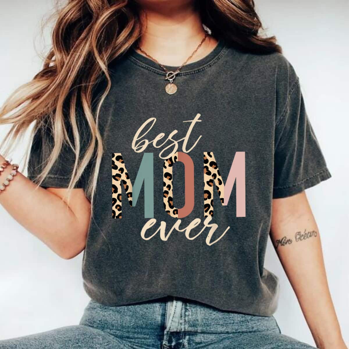 Best Mom Ever Gifts Leopard Mother's Day T-Shirt Best Mom Ever Gifts Leopard Mother's Day T-Shirt