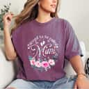 Blessed To Be Called Mimi Cute Floral Mothers Day T-Shirt Blessed To Be Called Mimi Cute Floral Mothers Day T-Shirt