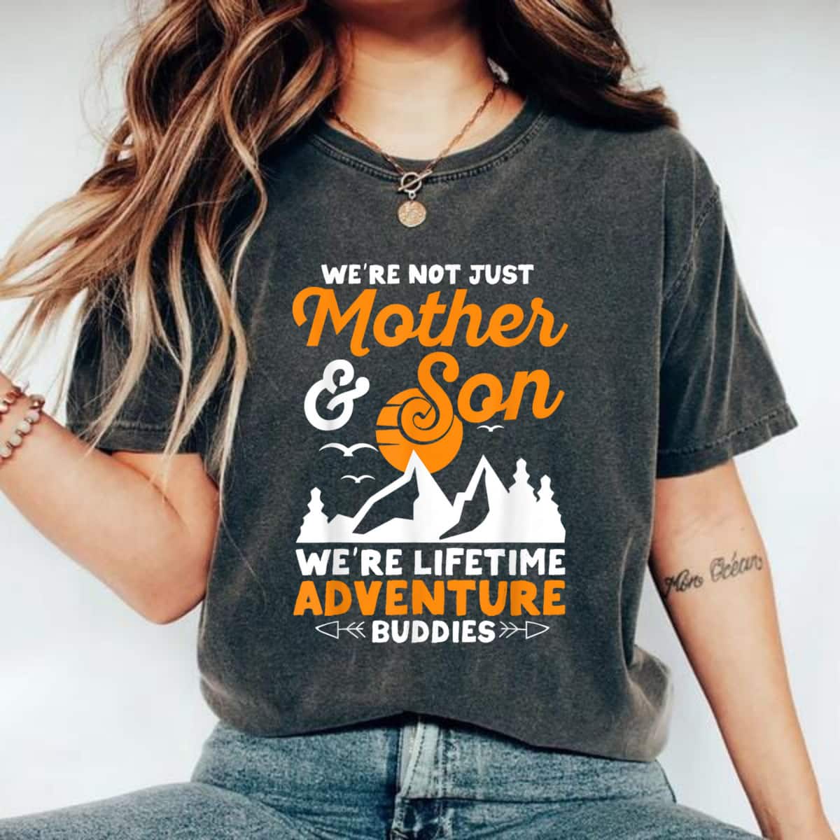 Mother And Son Mother's Day From Son Matching Mom T-Shirt Mother And Son Mother's Day From Son Matching Mom T-Shirt
