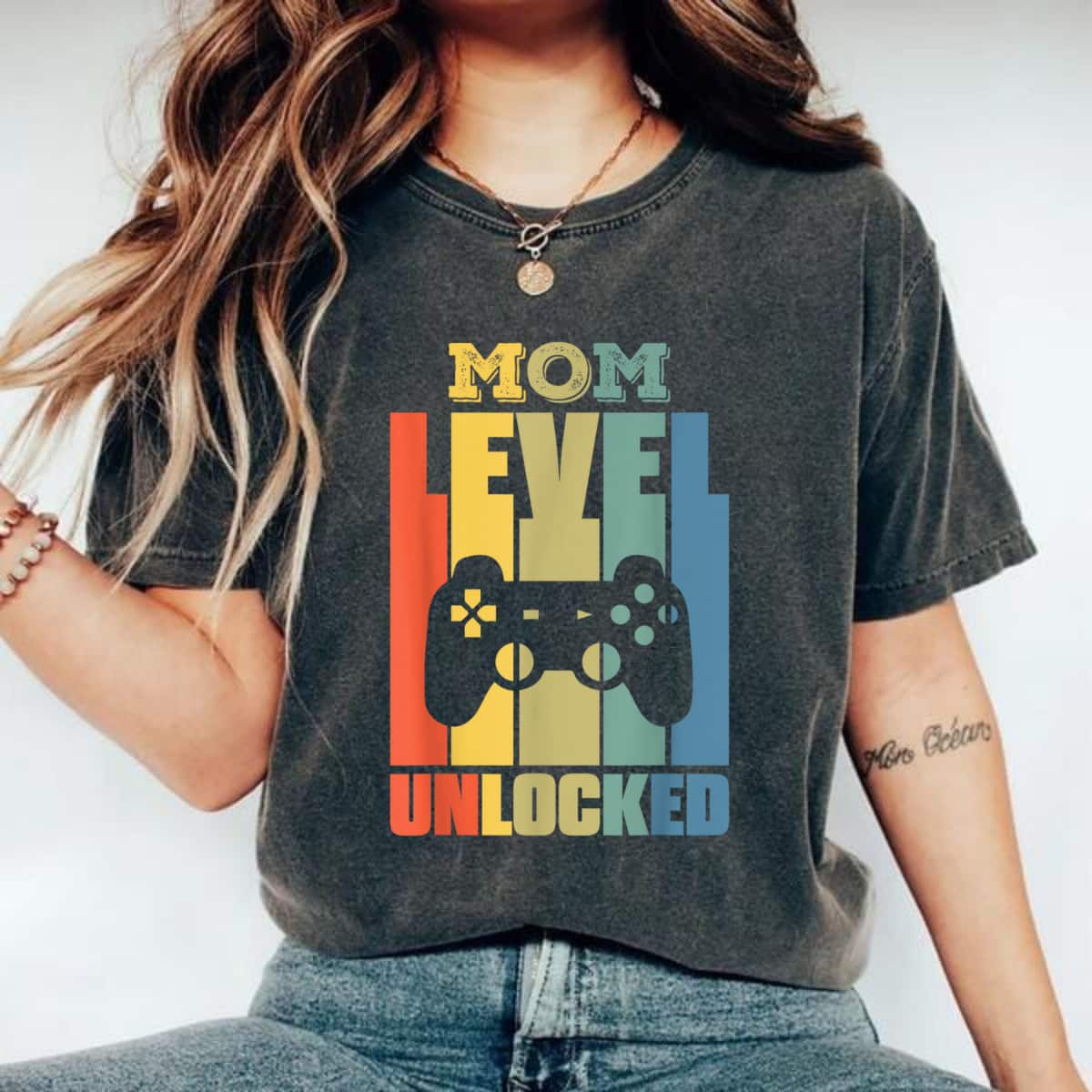 Mom Level Unlocked Mother's Day Mama Gamer Lover T-Shirt Mom Level Unlocked Mother's Day Mama Gamer Lover T-Shirt