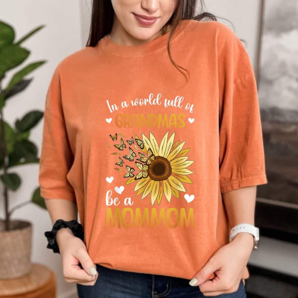 Be A Mommom Grandma Mommom Grandmother T-Shirt Be A Mommom Grandma Mommom Grandmother T-Shirt