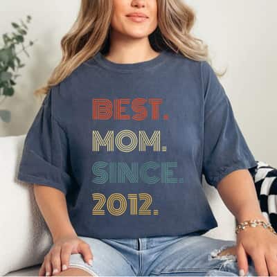 Best Mom Since Gift For Her Women Retro Vintage T-Shirt