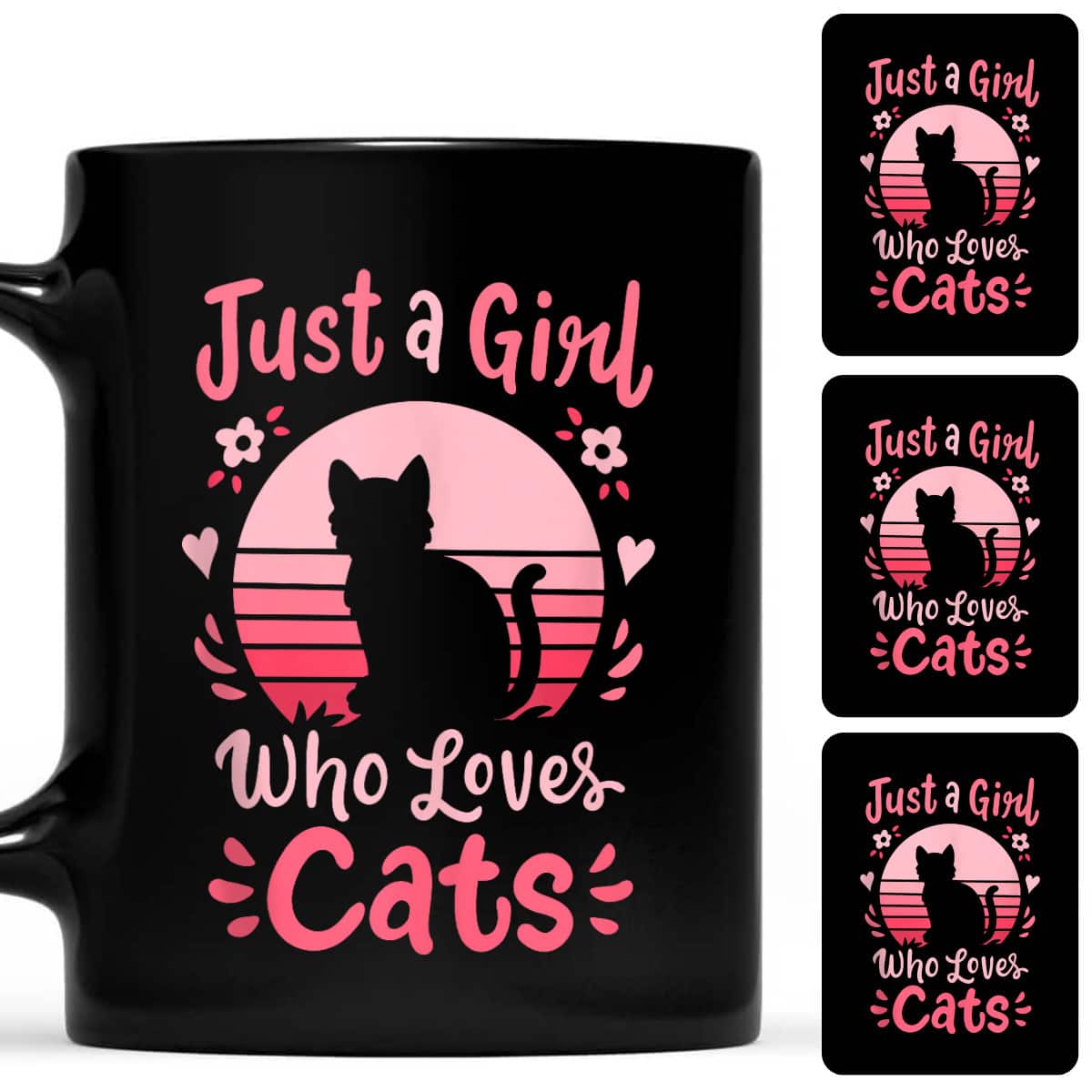 Cat Just A Girl Who Loves Cats T-Shirt Cat Just A Girl Who Loves Cats T-Shirt