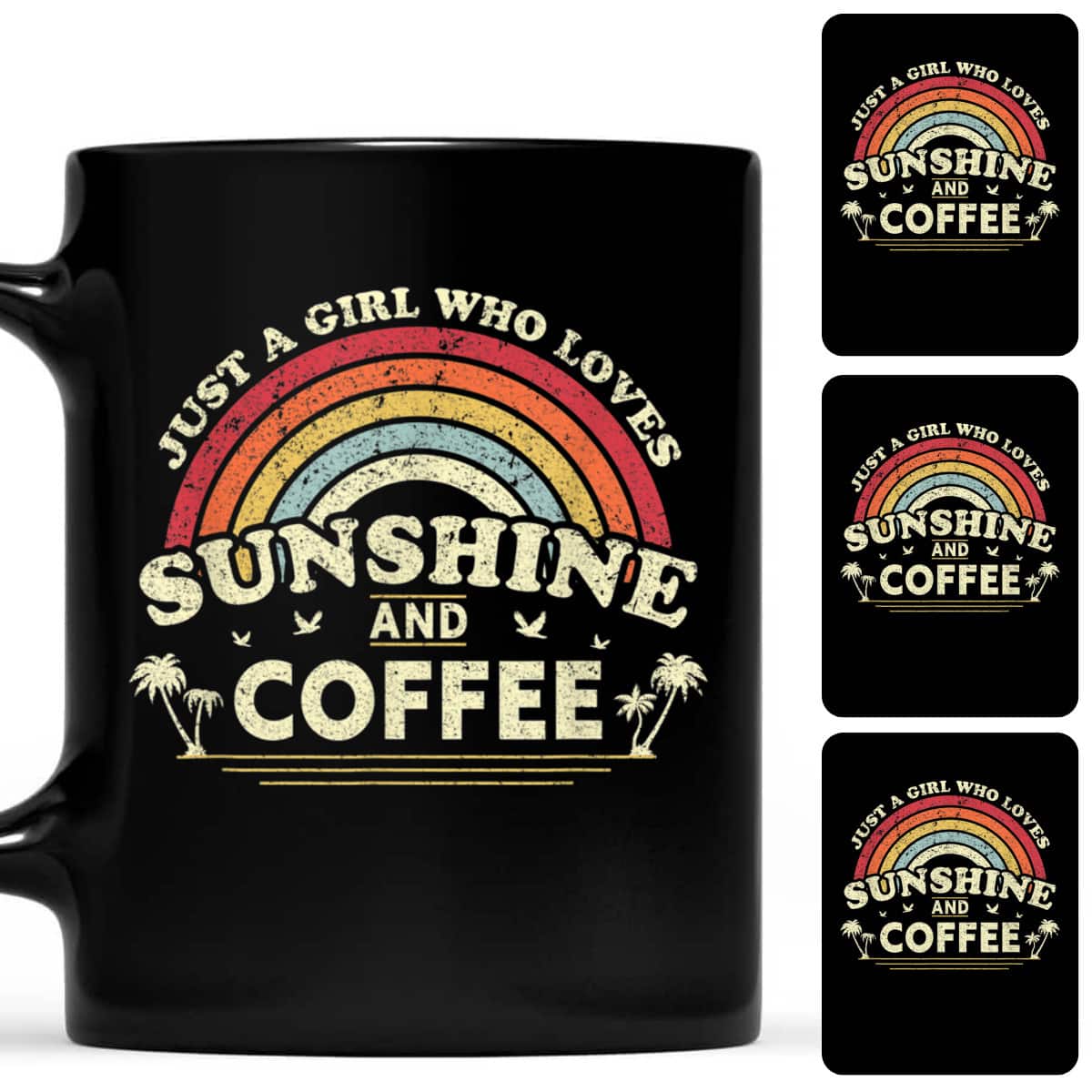 Coffee Just A Girl Who Loves Sunshine And Coffee T-Shirt Coffee Just A Girl Who Loves Sunshine And Coffee T-Shirt