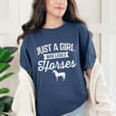 Just A Girl Who Loves Horses Horseback Riding Lover T-Shirt Just A Girl Who Loves Horses Horseback Riding Lover T-Shirt